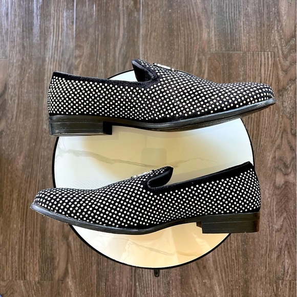 STACY ADAMS Men's Swagger Studded Ornament Slip-On Driving Style Loafer 9​​​​​ - Picture 3 of 9